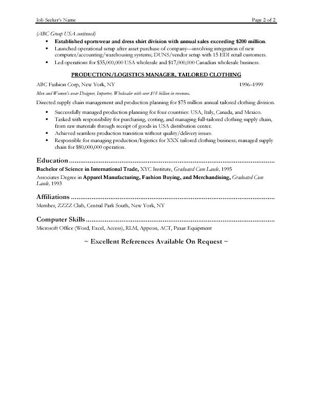 Operations Manager Resume Cover Letter