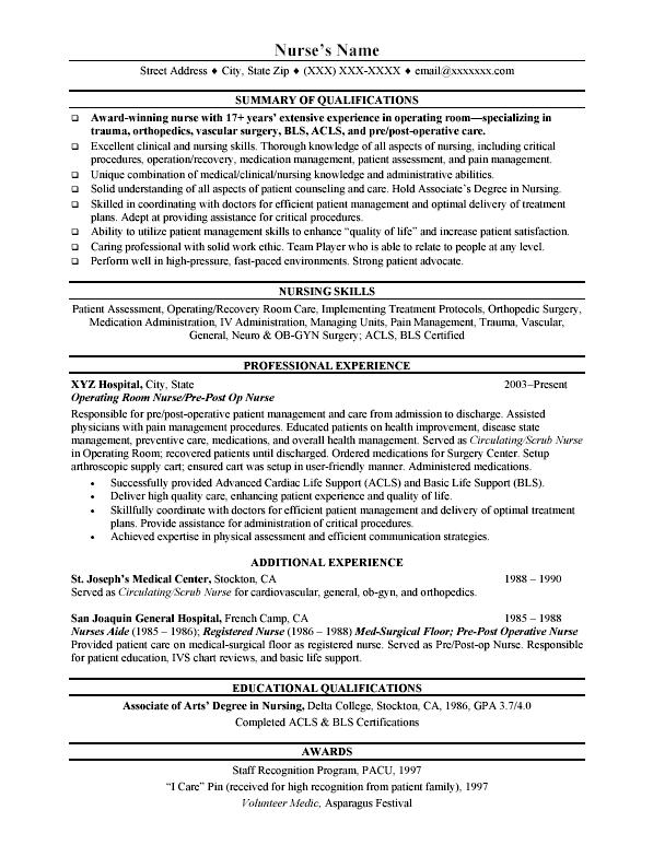 General resume examples and samples